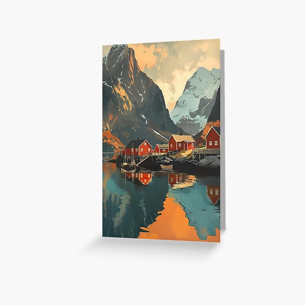 Item preview, Norwegian Serenity: Nature-Inspired Artwork from Norway designed and sold by ravisankarsq.