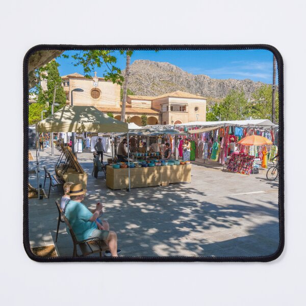 Item preview, Puerto Pollensa Square Mallorca designed and sold by GG WALL ART.