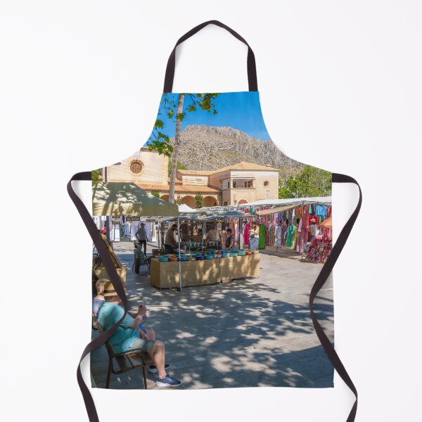 Item preview, Puerto Pollensa Square Mallorca designed and sold by GG WALL ART.