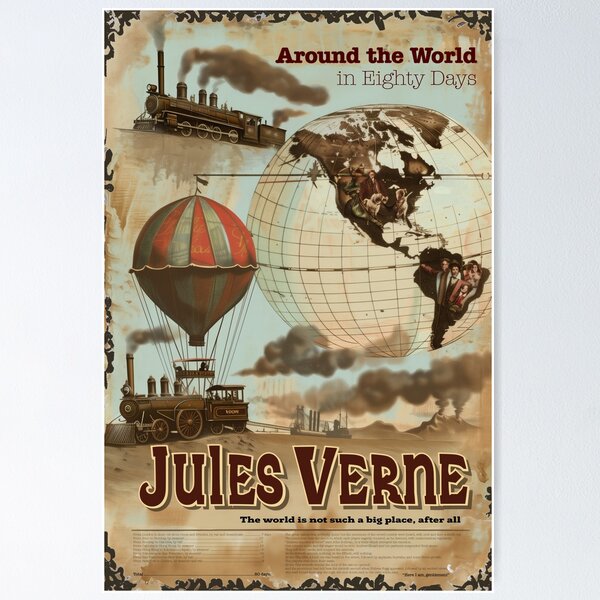 Item preview, Victorian Voyage with Jules Verne "Around the World in Eighty Days" designed and sold by Juuskus.