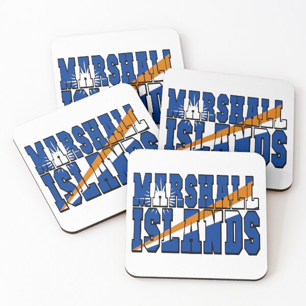 Item preview, Marshall Islands Country Flag Typography designed and sold by TravelWish.