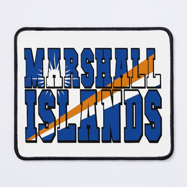 Item preview, Marshall Islands Country Flag Typography designed and sold by TravelWish.