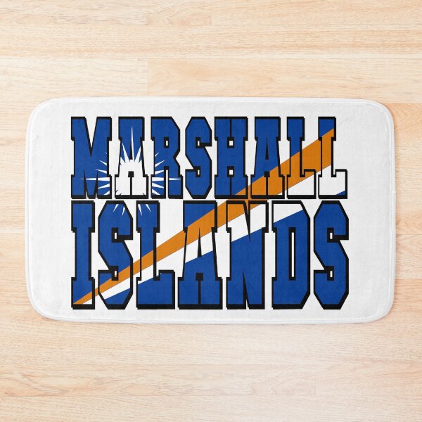 Item preview, Marshall Islands Country Flag Typography designed and sold by TravelWish.