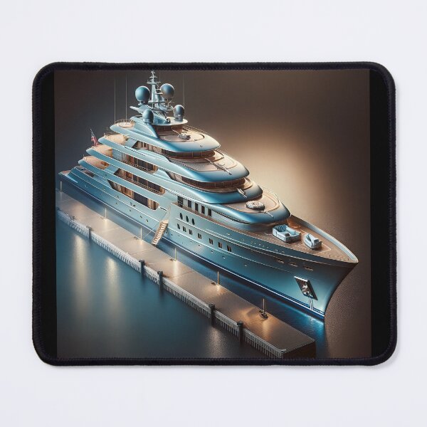 Item preview, Sky Blue Yacht Opulent Aristocratic Art Deco designed and sold by ByDigitalDream.