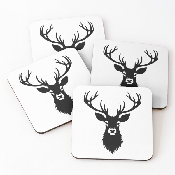 Item preview, Deer Silhoutte| Wild Animals | Silhoutte Animals designed and sold by SnuggleSafari.