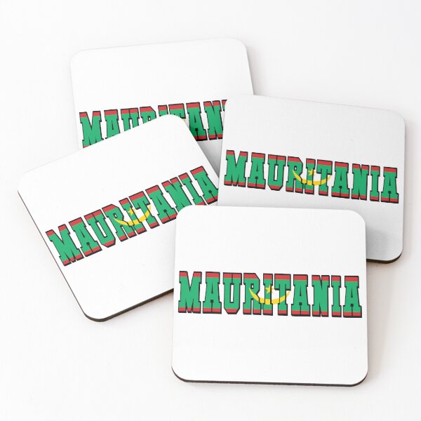 Item preview, Mauritania Country Flag Typography designed and sold by TravelWish.