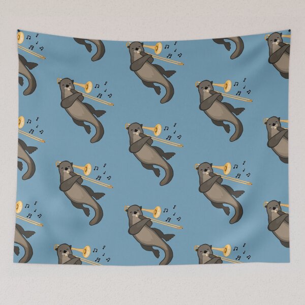 Item preview, Trombone River Otter designed and sold by SquishyFishies .