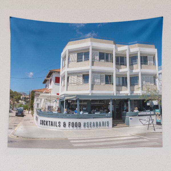 Item preview, Puerto Pollensa Mallorca. Sea.Bar.Is designed and sold by GG WALL ART.