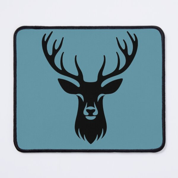 Item preview, Alpha Male Deer Silhoutte| Wild Animals | Silhoutte Animals designed and sold by SnuggleSafari.