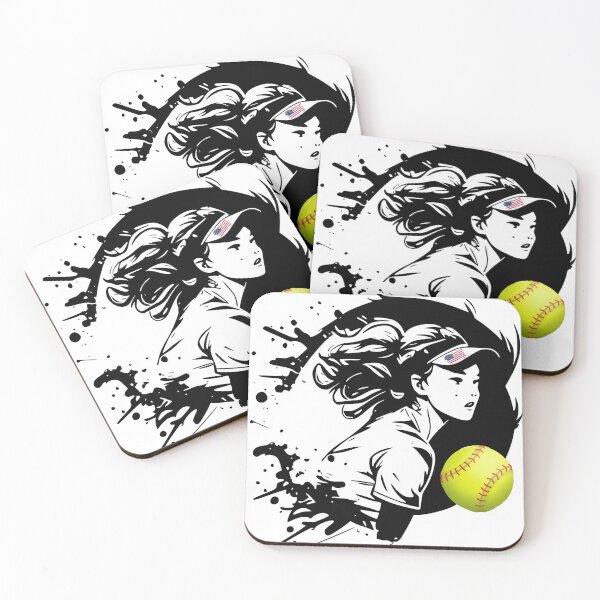 Item preview, Girl Sports Softball USA designed and sold by Kimberly Rodriguez.