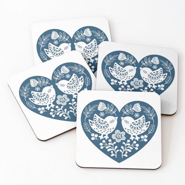 Item preview, Bird folk art design designed and sold by MuciMuki.