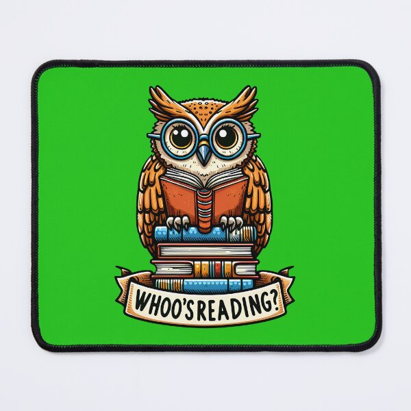 Item preview, Owl reading a book designed and sold by Irbisinthebox.