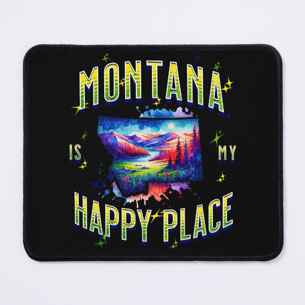 Item preview, Montana is my Happy Place designed and sold by Vindbult.