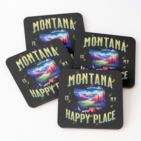 Item preview, Montana is my Happy Place designed and sold by Vindbult.