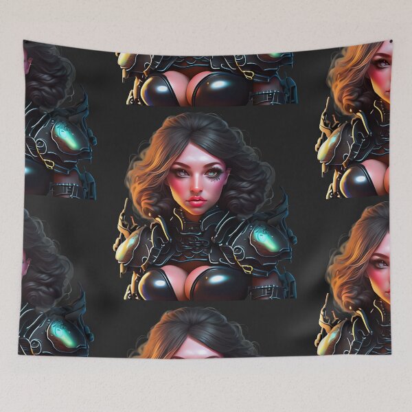 Item preview, Space Girl "Sentinel" designed and sold by Chubuter.