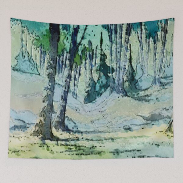 Artikelvorschau, Der blaue Wald entworfen und verkauft von Robert Elfferich.