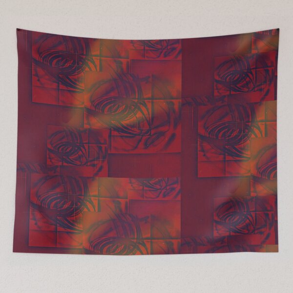 Item preview, Rich Crimson: Spiraling towards the light designed and sold by Spaceart9.