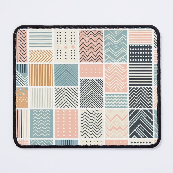 Item preview, Pastel Geometric Arrows Afrocentric Squares Pattern designed and sold by Tomasz C.