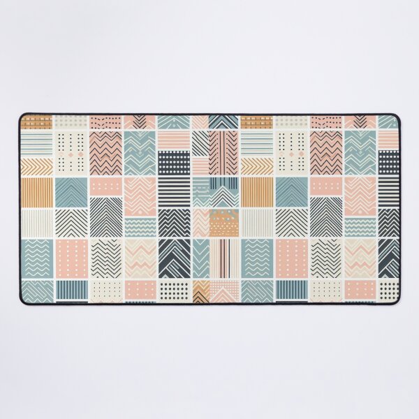 Item preview, Pastel Geometric Arrows Afrocentric Squares Pattern designed and sold by Tomasz C.