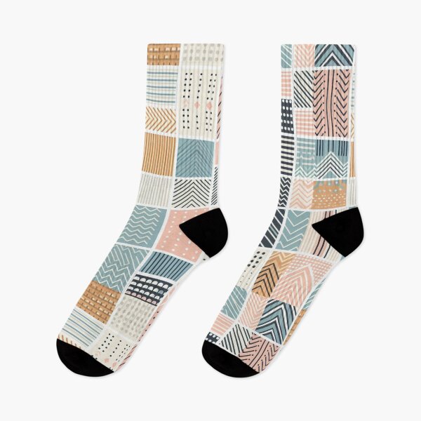 Item preview, Pastel Geometric Arrows Afrocentric Squares Pattern designed and sold by Tomasz C.