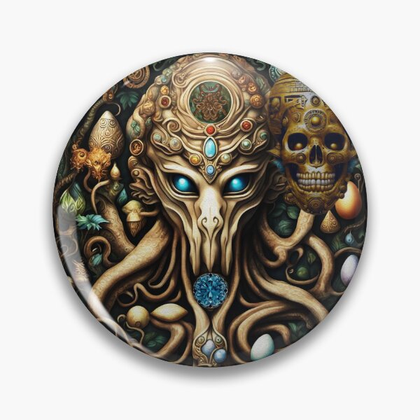 Item preview, Sacred art, fairy art, art sticker, mystical art, alien art, visionary art, skull art, fantasy sticker designed and sold by MEAStudios.