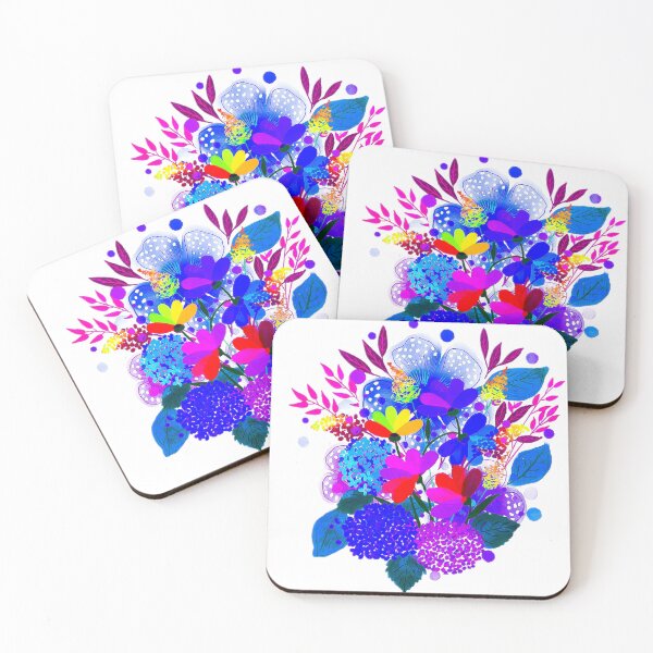 Item preview, Copy of Bright & Colourful Colourful Flowers designed and sold by Pattern Hub.