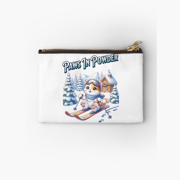 Item preview, Cat skiing - Paws in powder designed and sold by JansenGS.