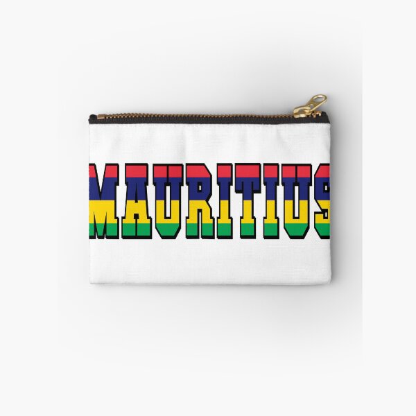 Item preview, Mauritius Country Flag Typography designed and sold by TravelWish.