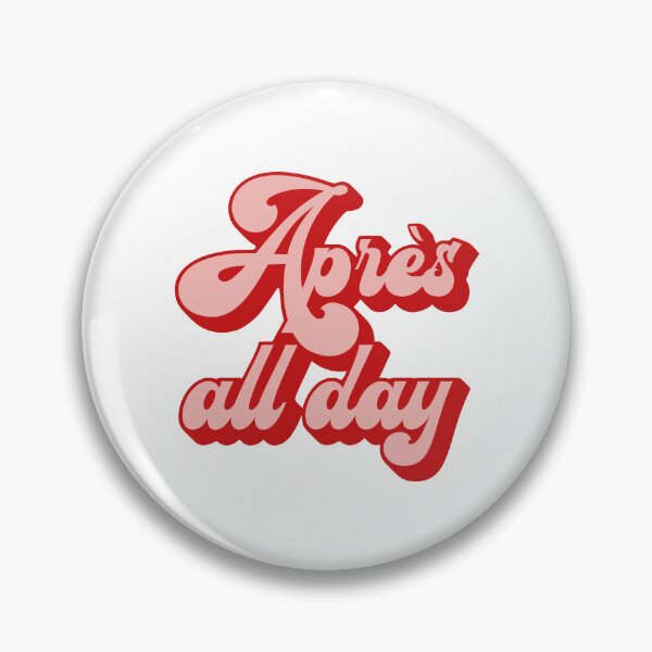 Item preview, Retro Red and Pink Après All Day designed and sold by BuyMooreThings.