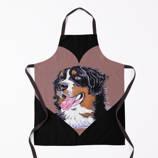 Item preview, PERRO DE MONTAÑA DE BERNA BERNER CORAZÓN ROSA OSCURO designed and sold by Marni Scofidio Desi9ns.