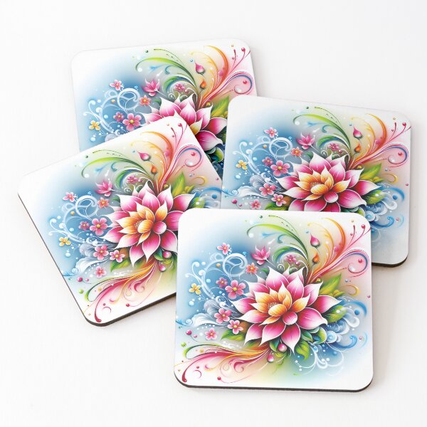 Item preview, Blossoming Whispers: A Fusion of Floral Elegance designed and sold by Vitalka-uk.