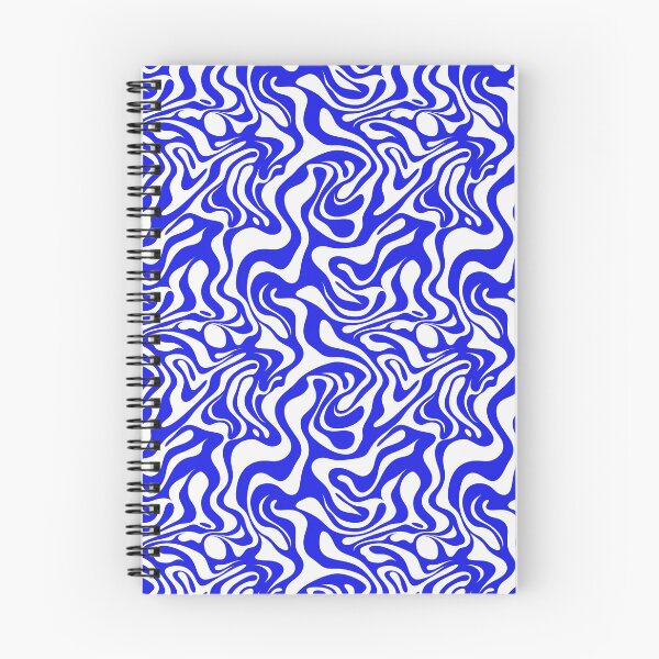 Item preview, Wobbly lines - blue designed and sold by SaraBakx.