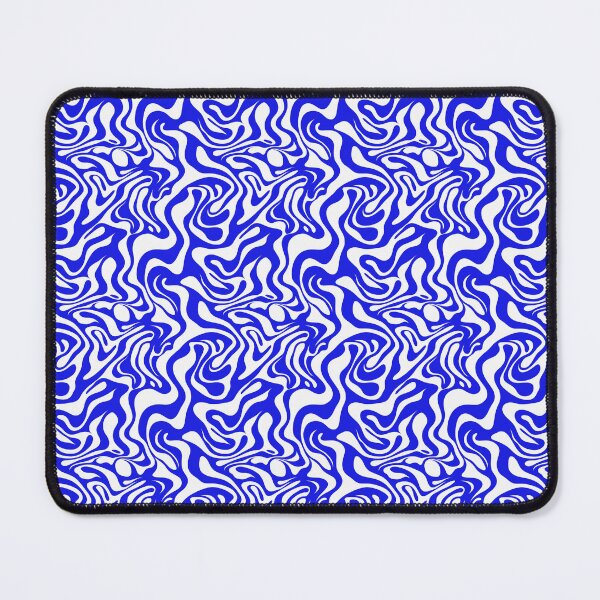 Item preview, Wobbly lines - blue designed and sold by SaraBakx.