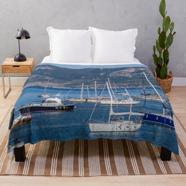 Item preview, Puerto Pollensa Mallorca Boats In The Bay designed and sold by GG WALL ART.