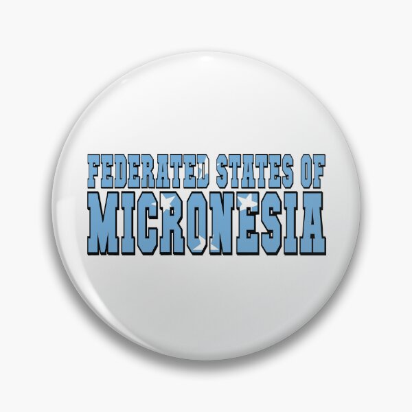 Item preview, Federated States of Micronesia Country Flag Typography designed and sold by TravelWish.