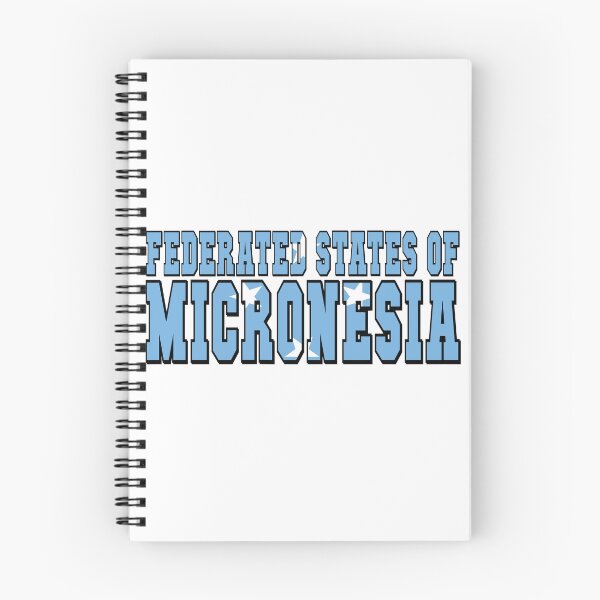 Item preview, Federated States of Micronesia Country Flag Typography designed and sold by TravelWish.