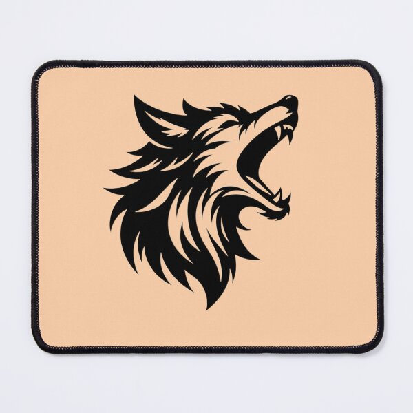 Item preview, Lone Wolf Silhoutte| Wild Animals | Silhoutte Animals designed and sold by SnuggleSafari.