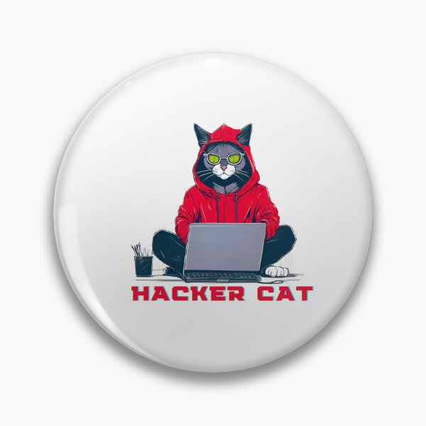 Artikelvorschau, Die Hacker-Katze entworfen und verkauft von zehrinads.