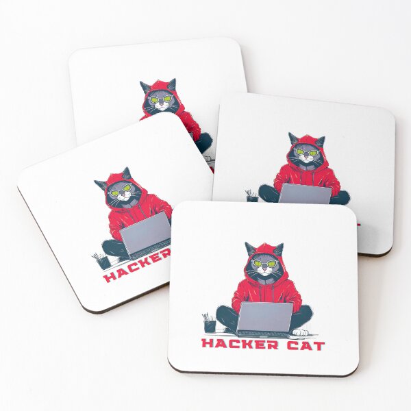 Item preview, The Hacker Cat designed and sold by zehrinads.