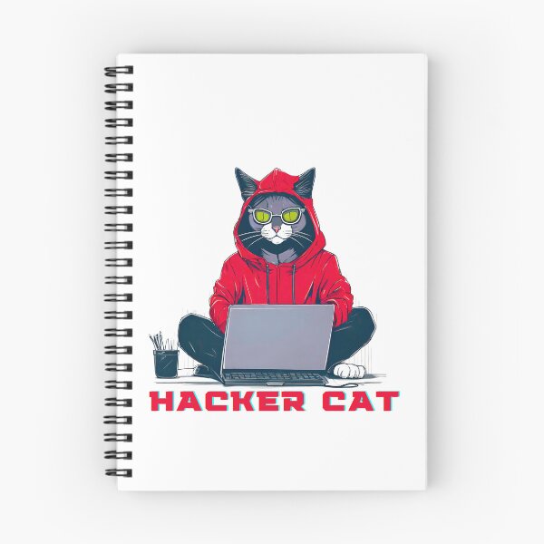 Item preview, The Hacker Cat designed and sold by zehrinads.