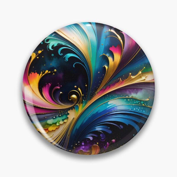 Item preview, Abstract Fluid Paint Pattern designed and sold by TheArtOfPat.