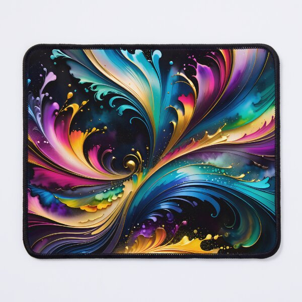 Item preview, Abstract Fluid Paint Pattern designed and sold by TheArtOfPat.