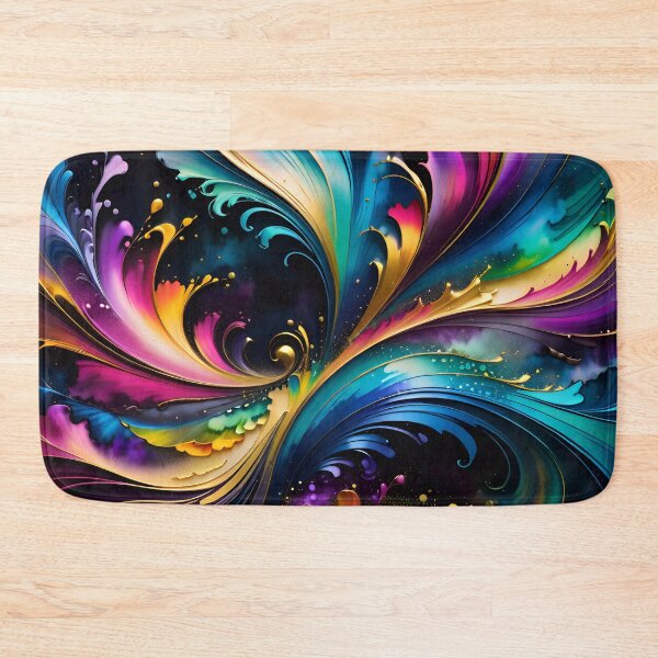Item preview, Abstract Fluid Paint Pattern designed and sold by TheArtOfPat.