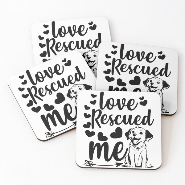 Item preview, Love rescued me designed and sold by Concept-Hub.