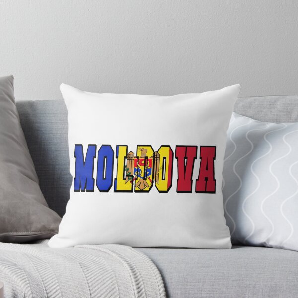 Item preview, Moldova Country Flag Typography designed and sold by TravelWish.
