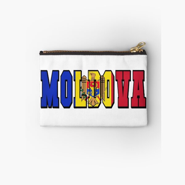 Item preview, Moldova Country Flag Typography designed and sold by TravelWish.