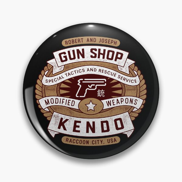 Item preview, Kendo Gun Shop Emblem designed and sold by Lagelantee.