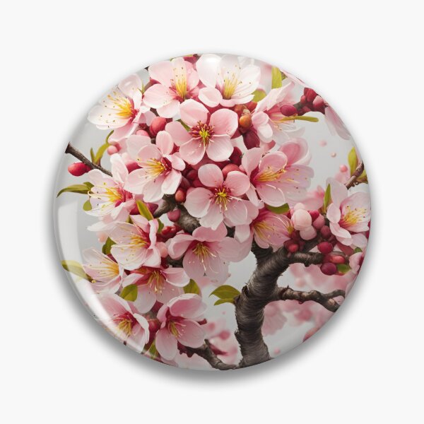 Item preview, Peach Tree Bonsai In Bloom designed and sold by taiche.