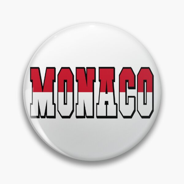 Item preview, Monaco Country Flag Typography designed and sold by TravelWish.