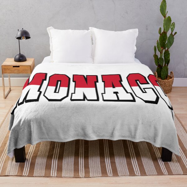 Item preview, Monaco Country Flag Typography designed and sold by TravelWish.